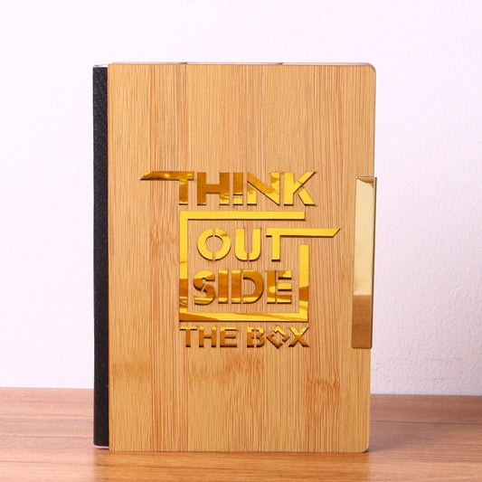 Bamboo Wood Cover Diary