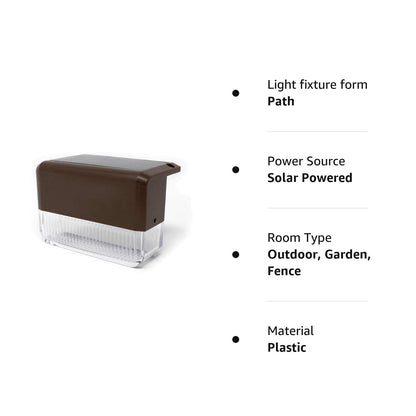 Solar Stair Lights : Auto Light Up In The Dark