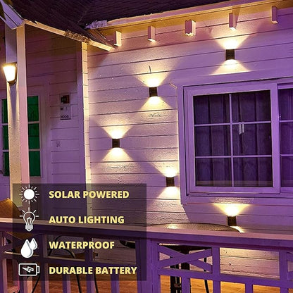 Solar Wall Light : Unique Up And Down Lights