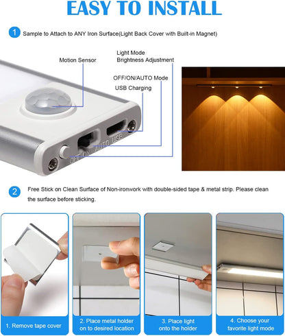 Under The Cabinet Lights : Wireless Motion Sensing Lights