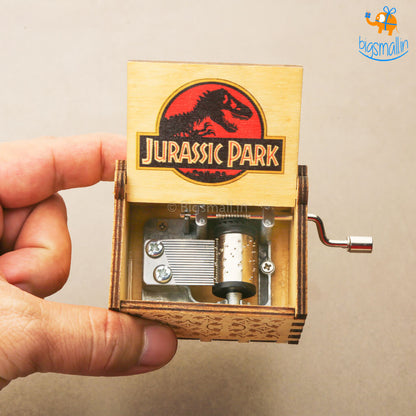 Jurassic Park Wooden Music Box