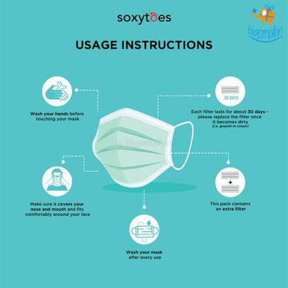 Good Vibes Cotton Mask With Filter