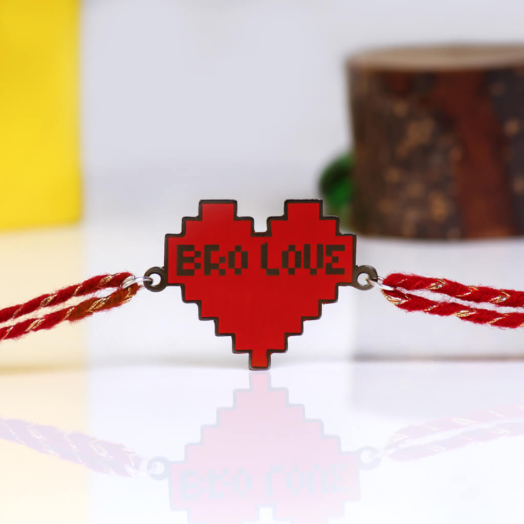 Bro Love Metallic Rakhi