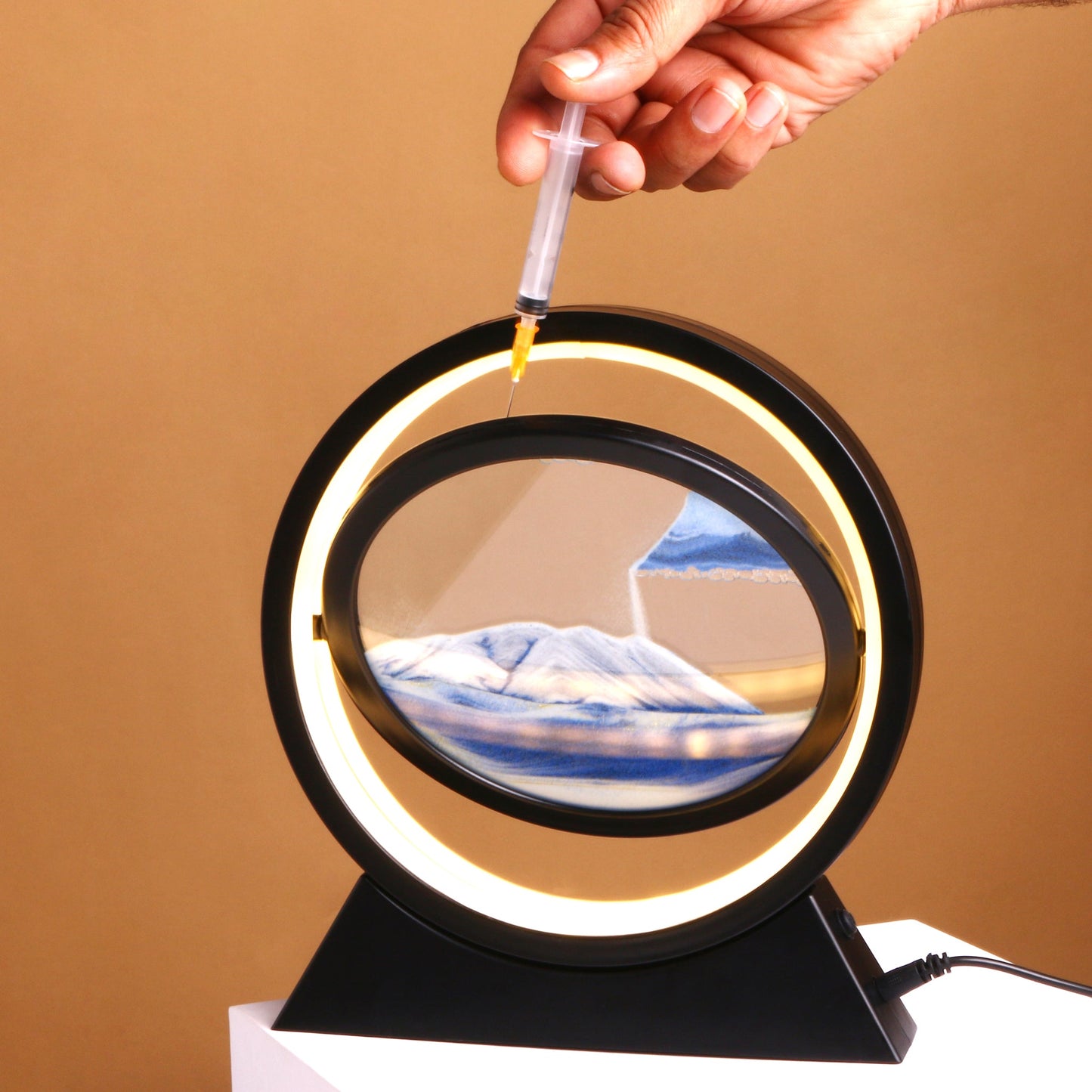 Bigsmall SandGlow Lamp