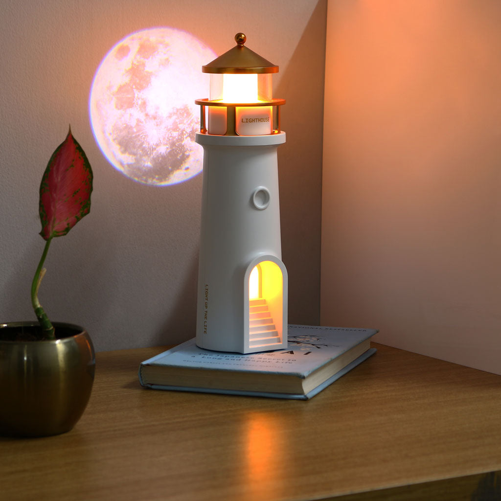 Lighthouse Lamp with Projector