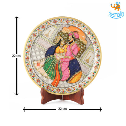 Hand painted Decorative Plate with Stand