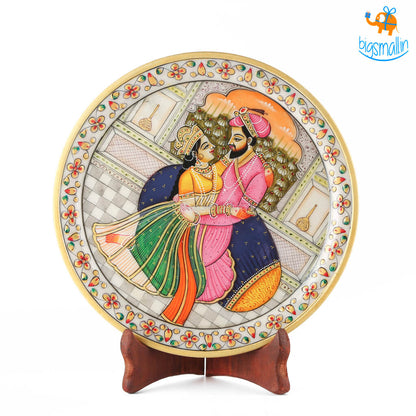 Hand painted Decorative Plate with Stand