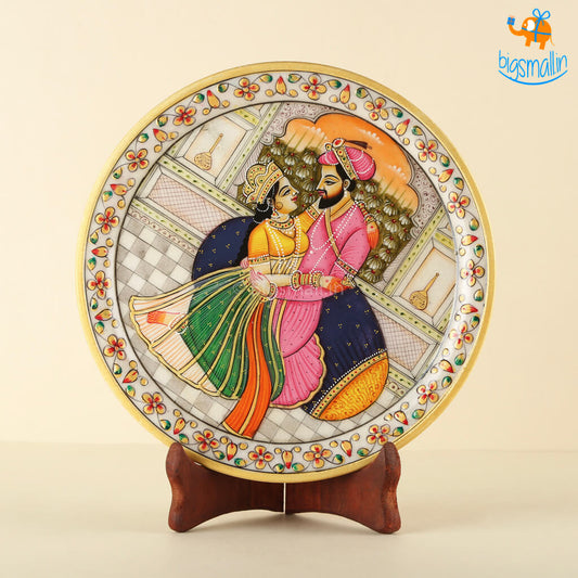 Hand painted Decorative Plate with Stand