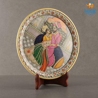 Hand painted Decorative Plate with Stand